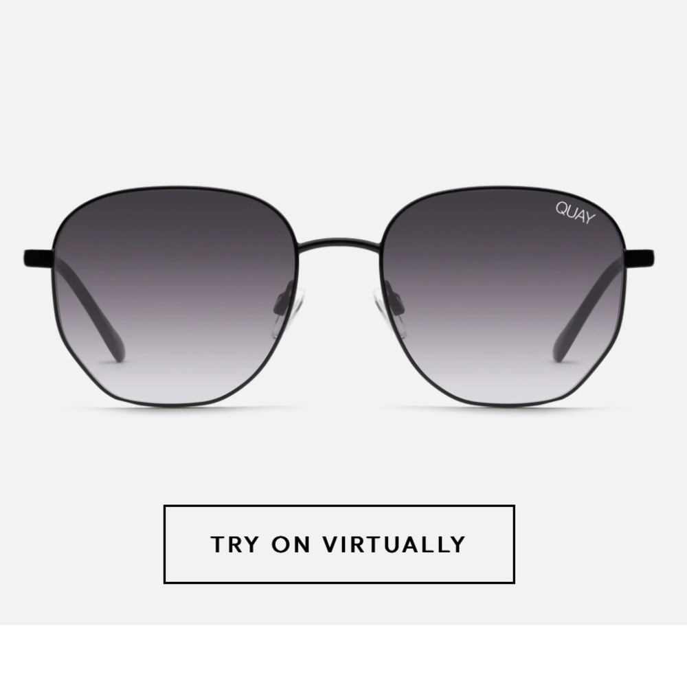 QUAY wire frame polarized sunglasses